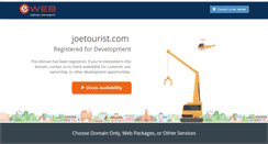 Desktop Screenshot of joetourist.com